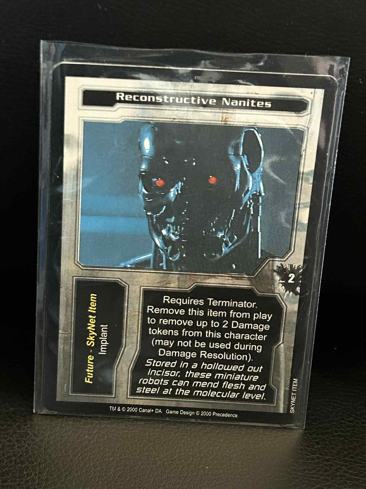 Rekonstruktive Naniten Basis Set Terminator Leicht bespielte Sammelkarte