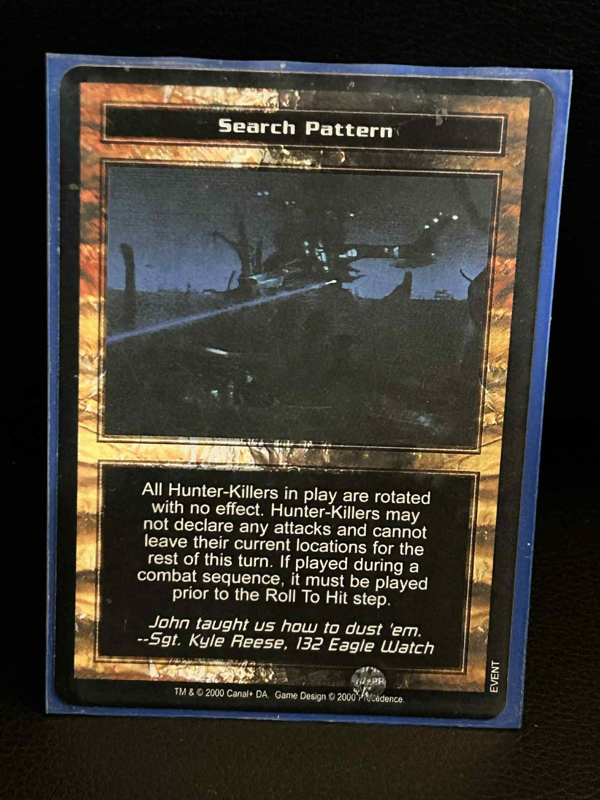 Search Pattern Base Set Terminator Light Play Trading Card