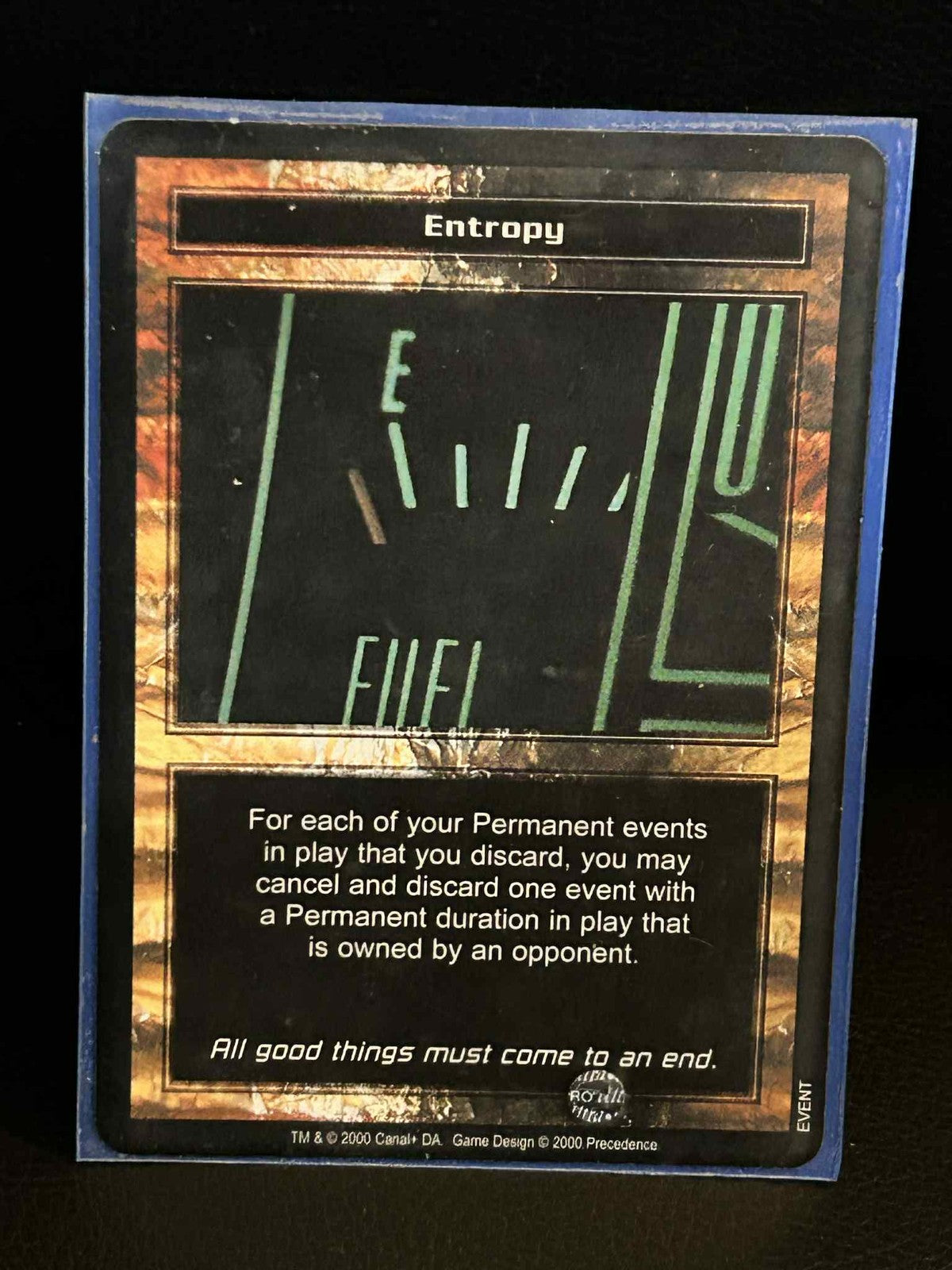 Entropy Base Set Terminator Leicht bespielte Sammelkarte