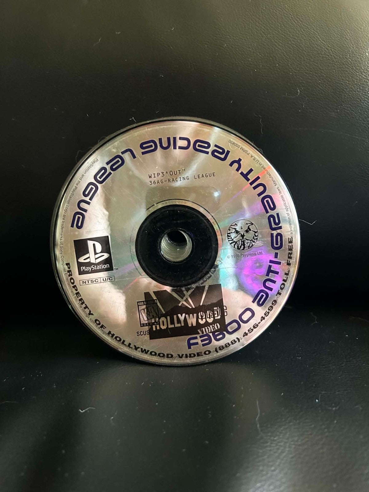 WipEout (Sony PlayStation 1, 1996) Video Game Disc Only