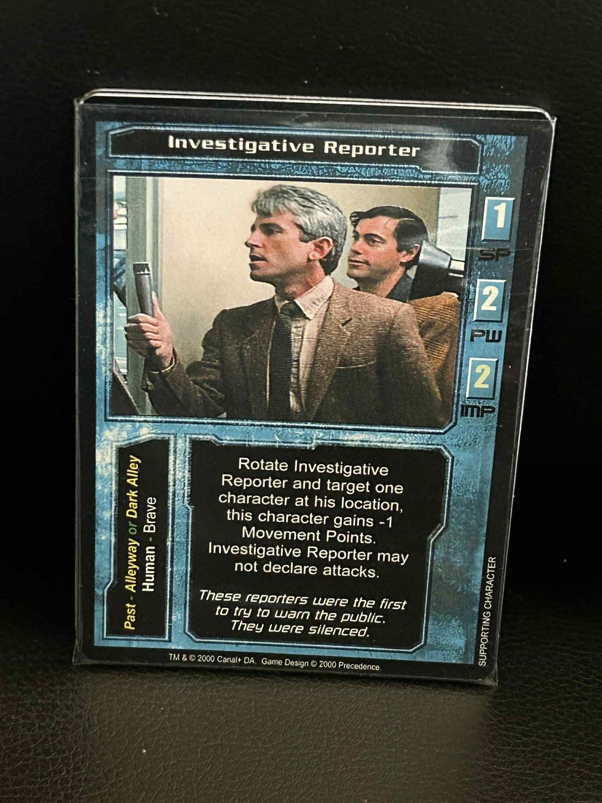 Investigative Reporter Basis Set Terminator Leicht bespielte Sammelkarte