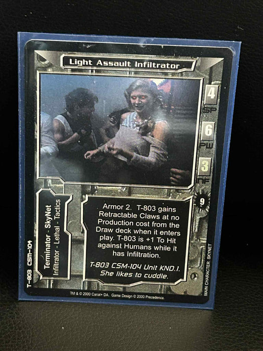 Light Assault Infiltrator Basis-Set Terminator Leichtes Spiel Sammelkarte