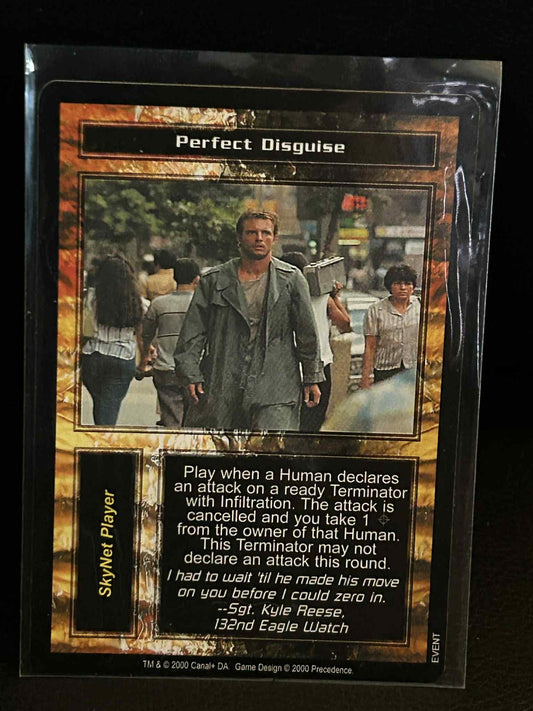 Perfect Disguise Basisset Terminator Light Play Sammelkarte