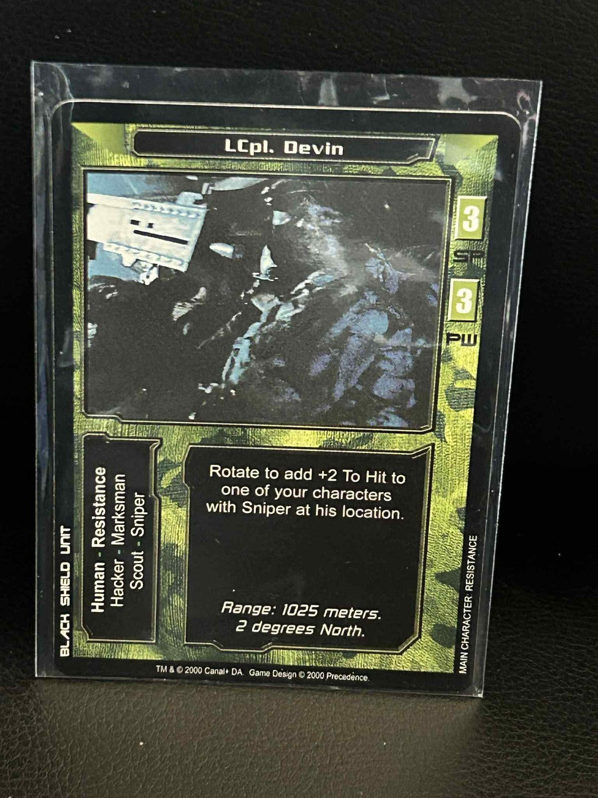 LCpl. Devin Base Set Terminator Leicht bespielte Sammelkarte