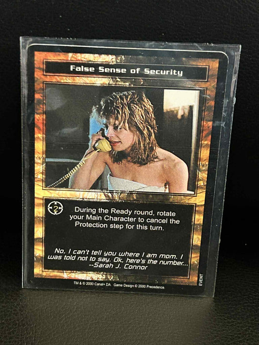 False Sense of Security Base Set Terminator Light Play Sammelkarte