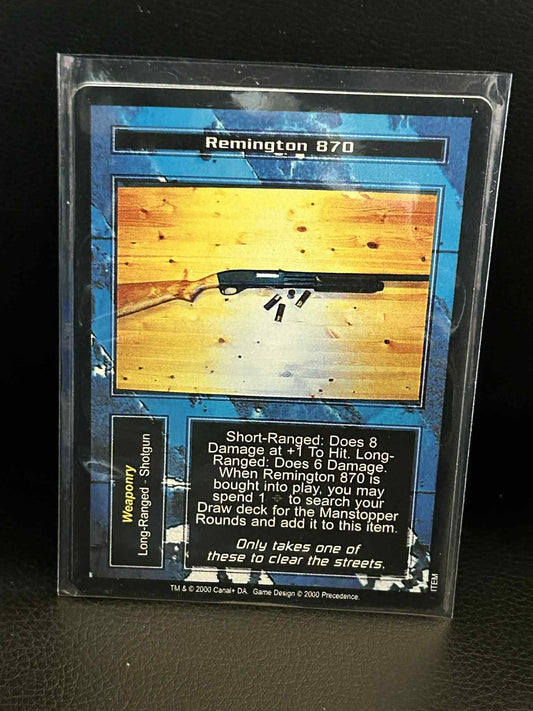 Remington 870 Basis-Set Terminator Light Play Sammelkarte