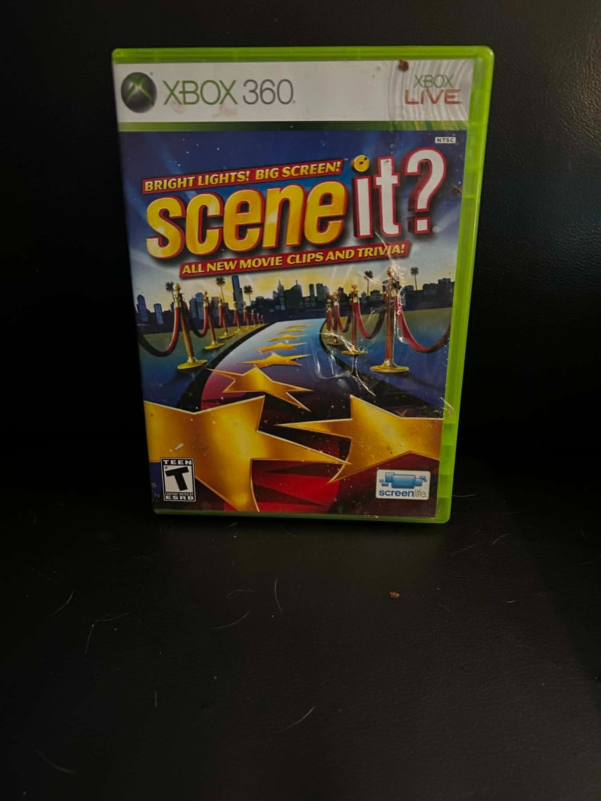 Scene It Bright Lights Big Screen (Microsoft Xbox 360, 2009) Complete Video Game