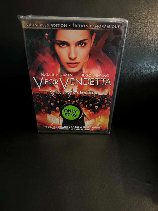 V For Vendetta DVD Sealed Movie TV Show