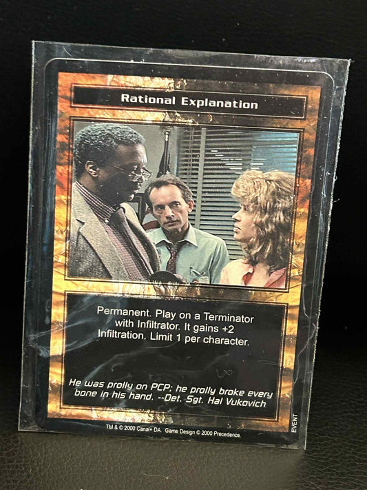Rational Explanation Base Set Terminator Leicht bespielte Sammelkarte