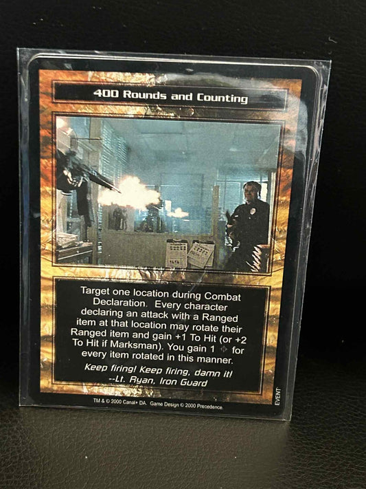 400 Runden und Base Set Terminator Leicht bespielte Sammelkarte