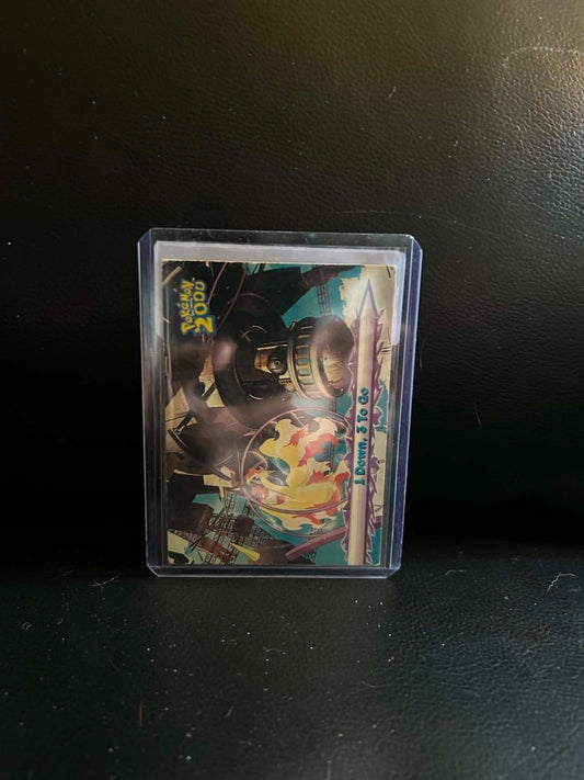 Topps 1 Down, 3 To Go 16 Pokémon Sammelkarte 2000 Film