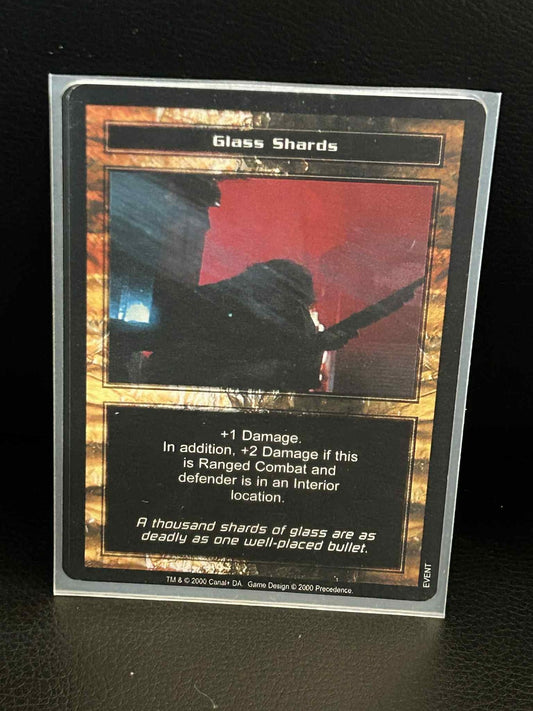 Glass Shards Base Set Terminator Leicht bespielte Sammelkarte