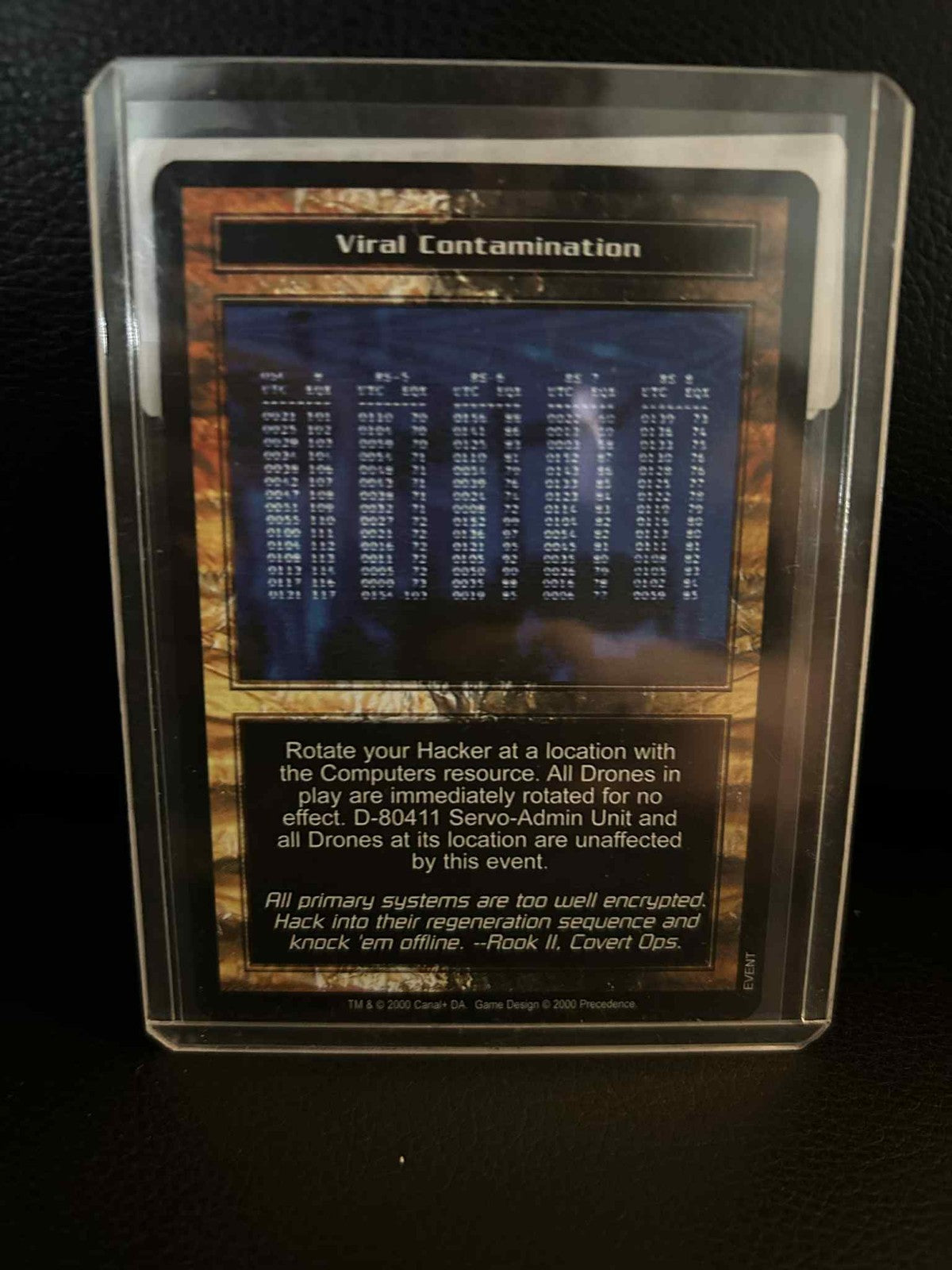 Viral Contamination Base Set Terminator Light Play Sammelkarte