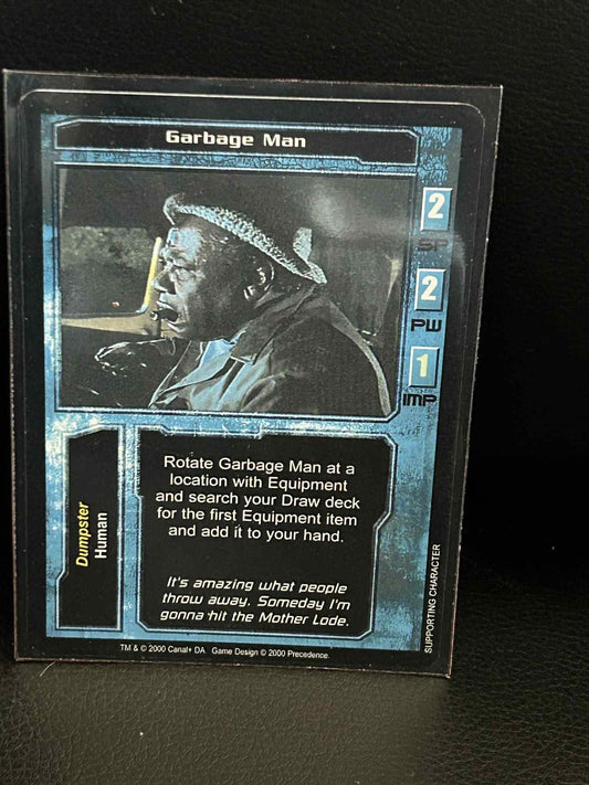 Garbage Man Base Set Terminator Leicht bespielte Sammelkarte