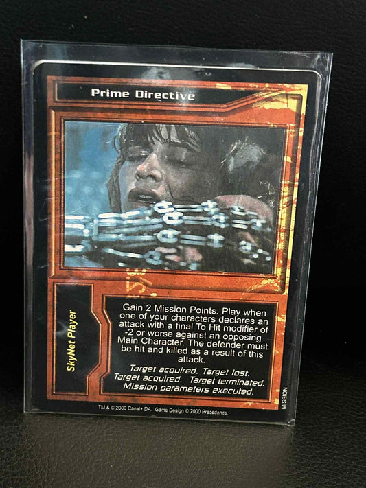 Prime Directive Grundset Terminator Leicht bespielte Sammelkarte
