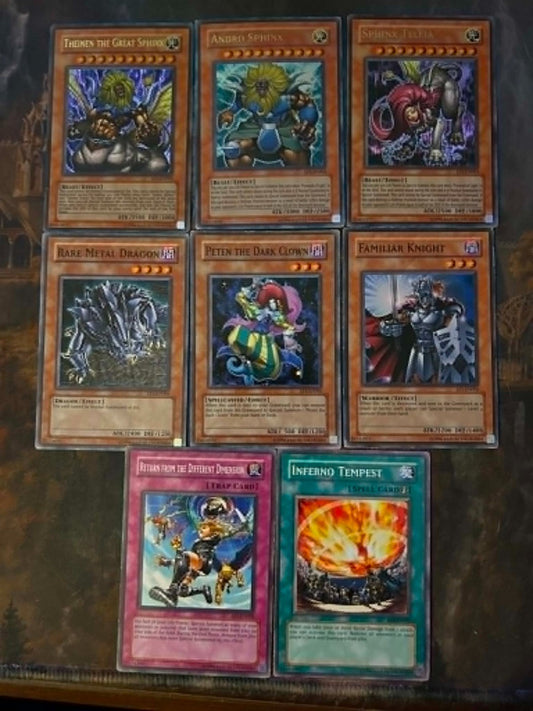 Komplettset 8 Yu-Gi-Oh Trading Card EP1 Exclusive Pack 1st Edition