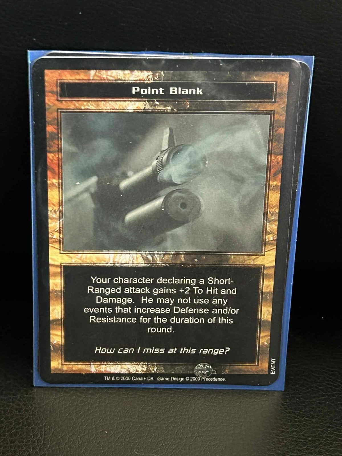 Point Blank Base Set Terminator Leicht bespielte Sammelkarte