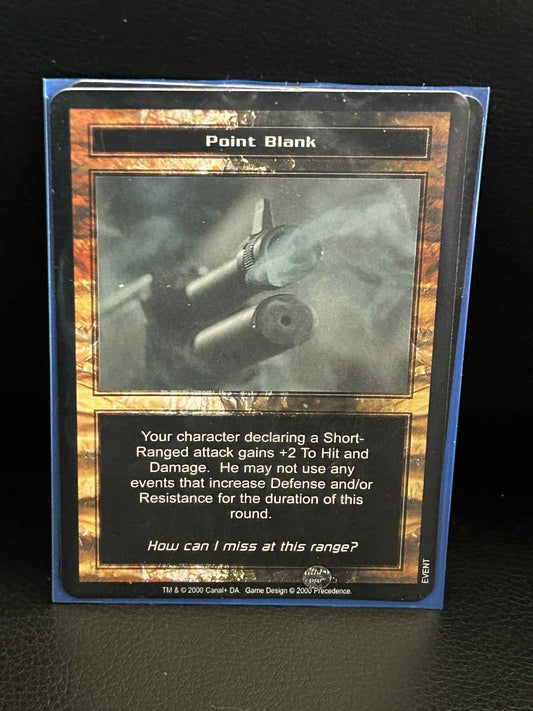 Point Blank Base Set Terminator Leicht bespielte Sammelkarte