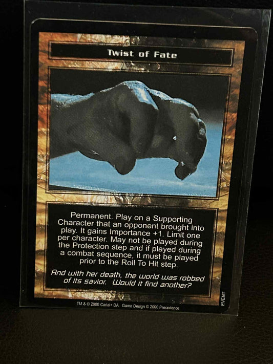 Twist of Fate Grundset Terminator Light Play Sammelkarte