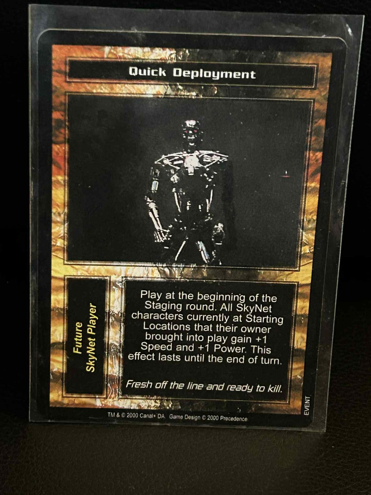 Quick Deployment Base Set Terminator Light Play Trading Card