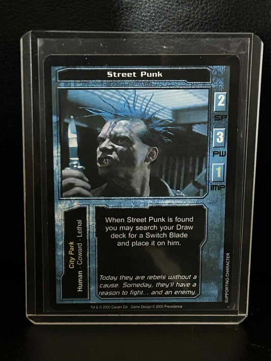 Street Punk Base Set Terminator Leicht bespielte Sammelkarte