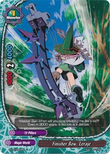 Finisher Bow, Leraje