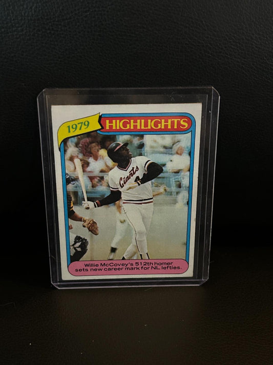 1979 Highlights [Willie McCovey] #2 | 1980 Topps Baseball