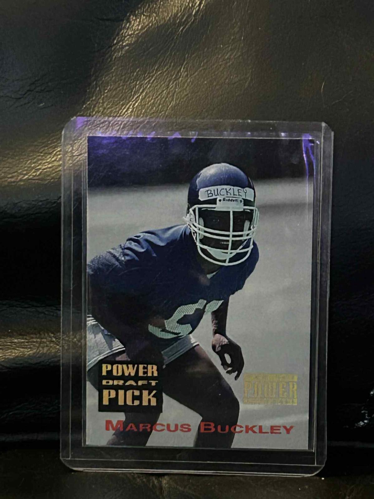 Marcus Buckley [Gold] #PDP19 | 1993 Pro Set Power Draft Picks 1993 Pro Set Power
