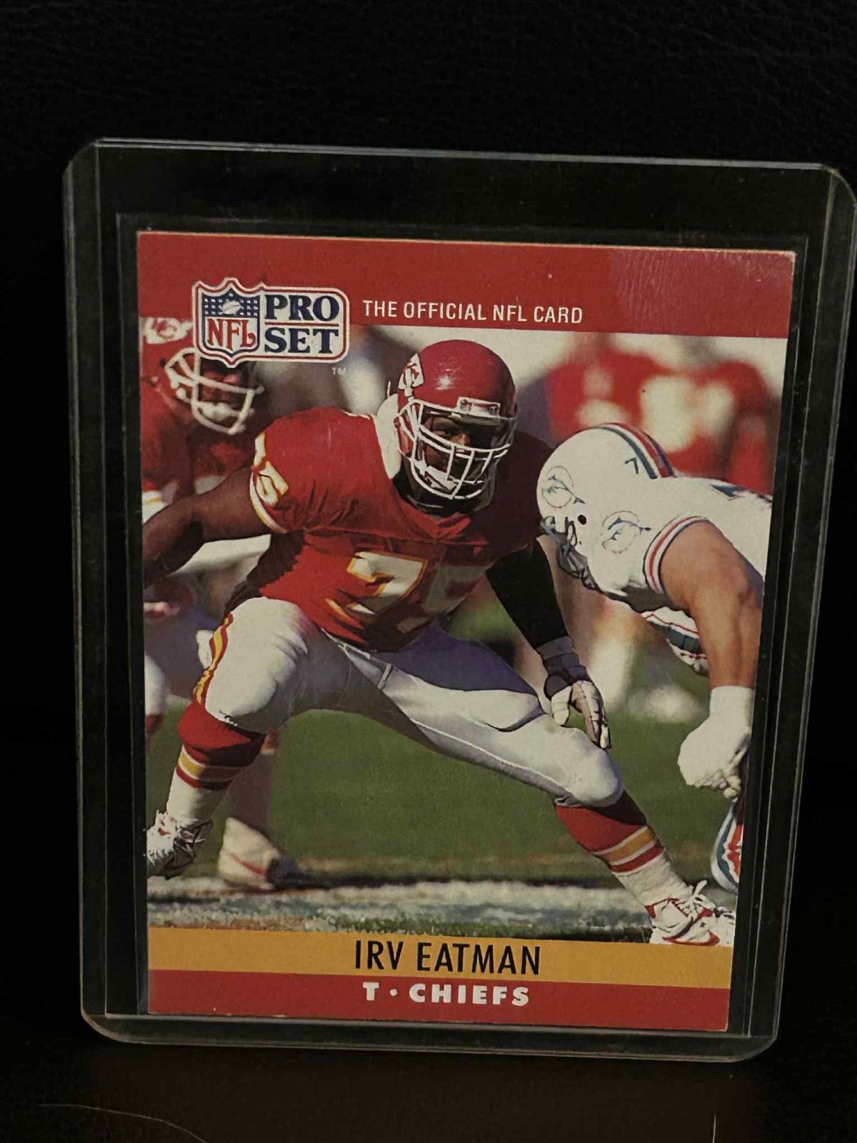 Irv Eatman #142 | 1990 Pro Set 1990 Pro Set Football Lightly Played