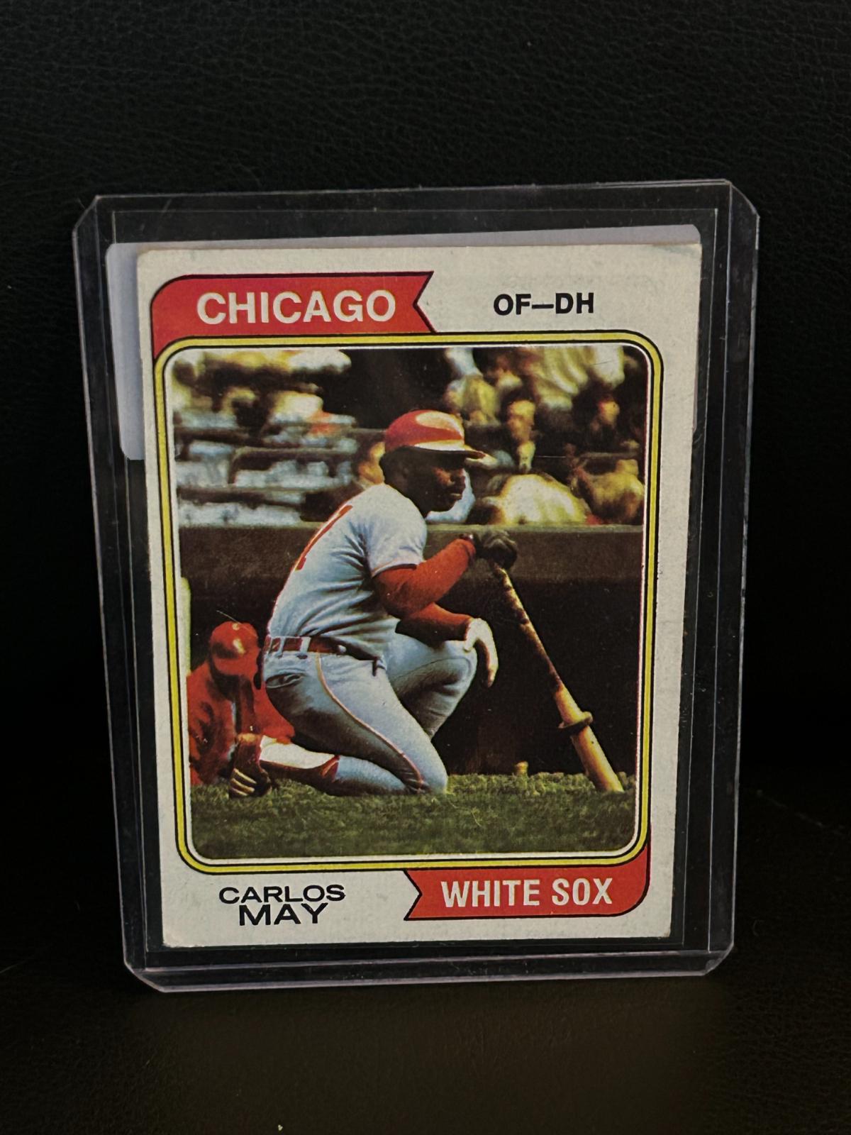 Carlos May #195 | 1974 Topps Baseball
