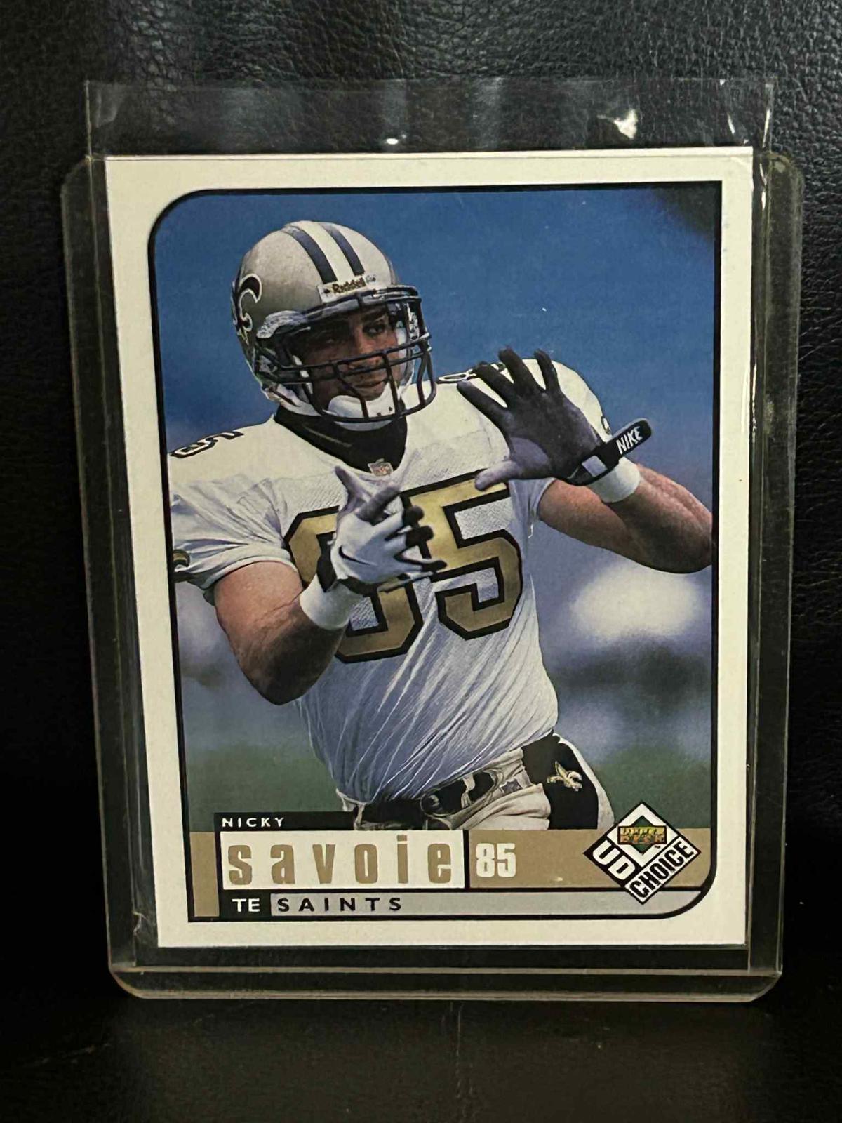 Nicky Savoie #105 | 1998 Upper Deck UD Choice Football