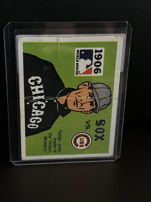 1906 White Sox vs. Cubs #4 | 1971 Fleer World Series Black Back Baseball