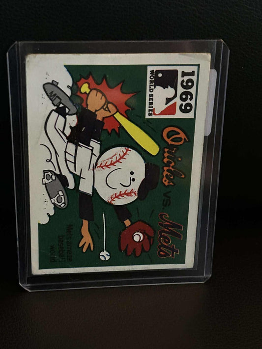 1969 Orioles, Mets #67 | 1971 Fleer World Series Black Back Baseball