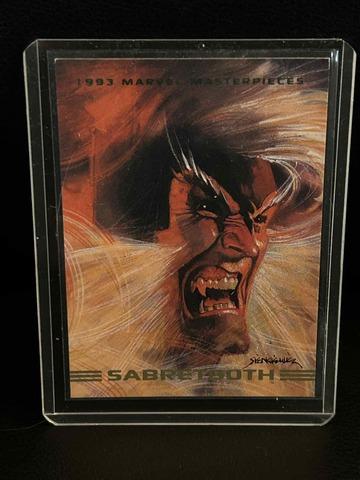 Sabretooth #28 | Marvel 1993 Masterpieces Sammelkarte