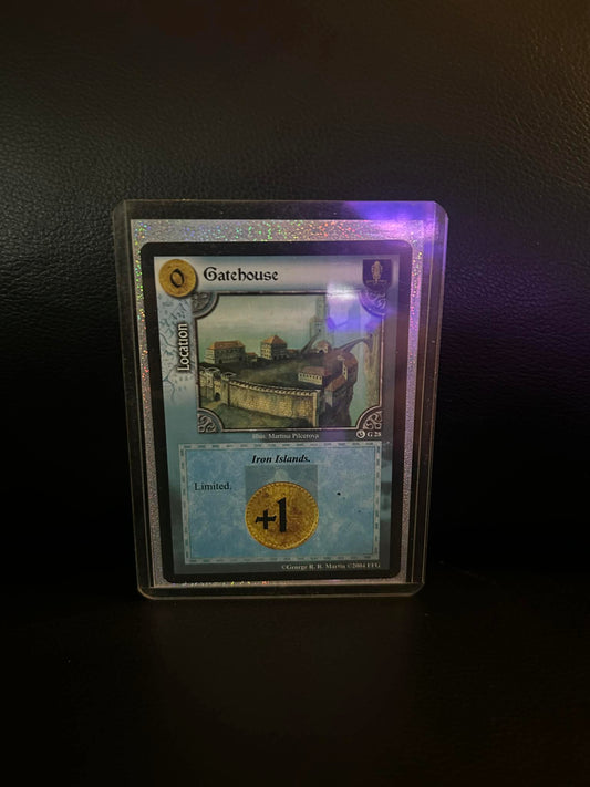 Gatehouse #G28 Ice & Fire Premium Starter A Game of Thrones Lightly Played