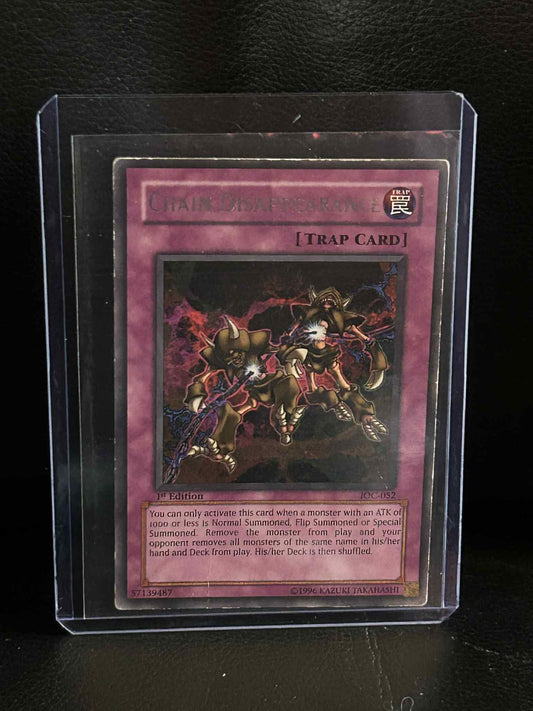 Chain Disappearance - IOC-052 - Rare - 1st Edition  Invasion of Chaos Yu-Gi-Oh