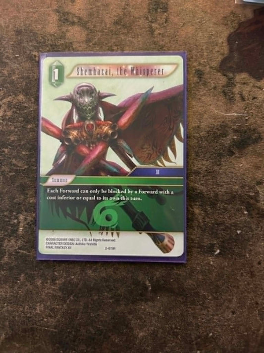 Shemhazai, the Whisperer 2-070R Opus II Final Fantasy Leicht bespielte normale seltene englische Sammelkarte