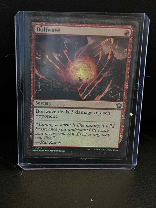 Boltwave - Foil  Foundations Magic: the Gathering