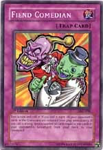 Fiend Comedian LOD-098 Legacy of Darkness Common / Short Print YuGiOh 1st Edition Damaged English Trading Card