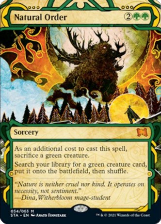 Natural Order 54 Strixhaven: Mystical Archive Mythic Magic: The Gathering Normal Lightly Played English Trading Card
