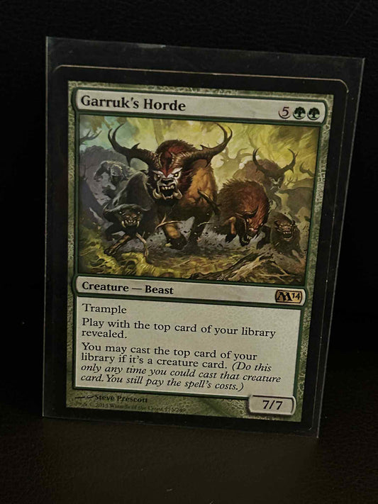 Garruk's Horde Magic 2014 Magic: the Gathering Lightly Played, English
