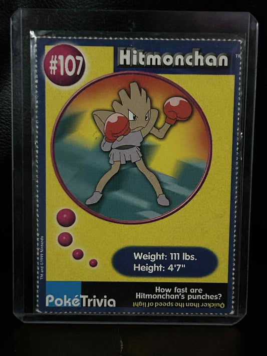 Hitmonchan #8 Collectible Movie Scene Pokemon Moderately Played
