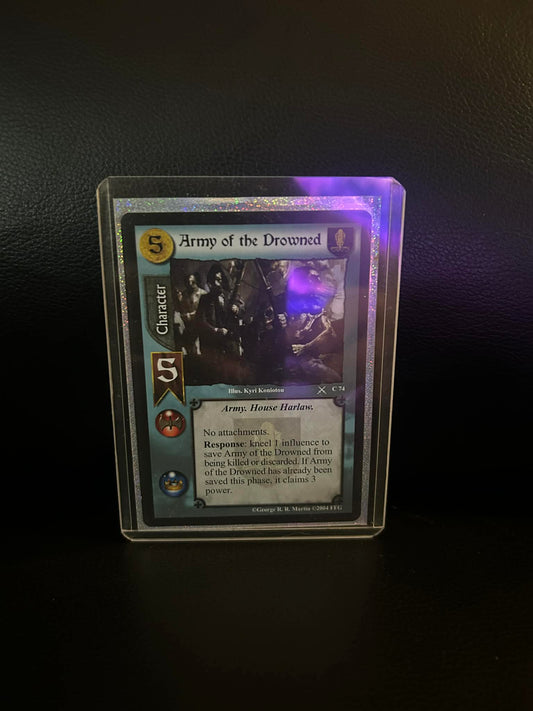 Army of the Drowned #C74 Valyrian Edition A Game of Thrones Lightly Played