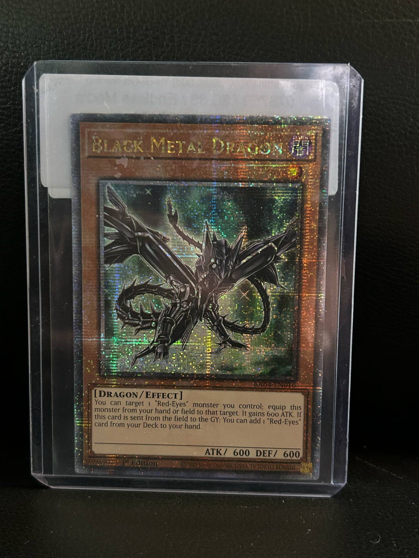 Black Metal Dragon - RA04-EN016 - Quarter Century Secret Rare - 1st Edition Yu-Gi-Oh