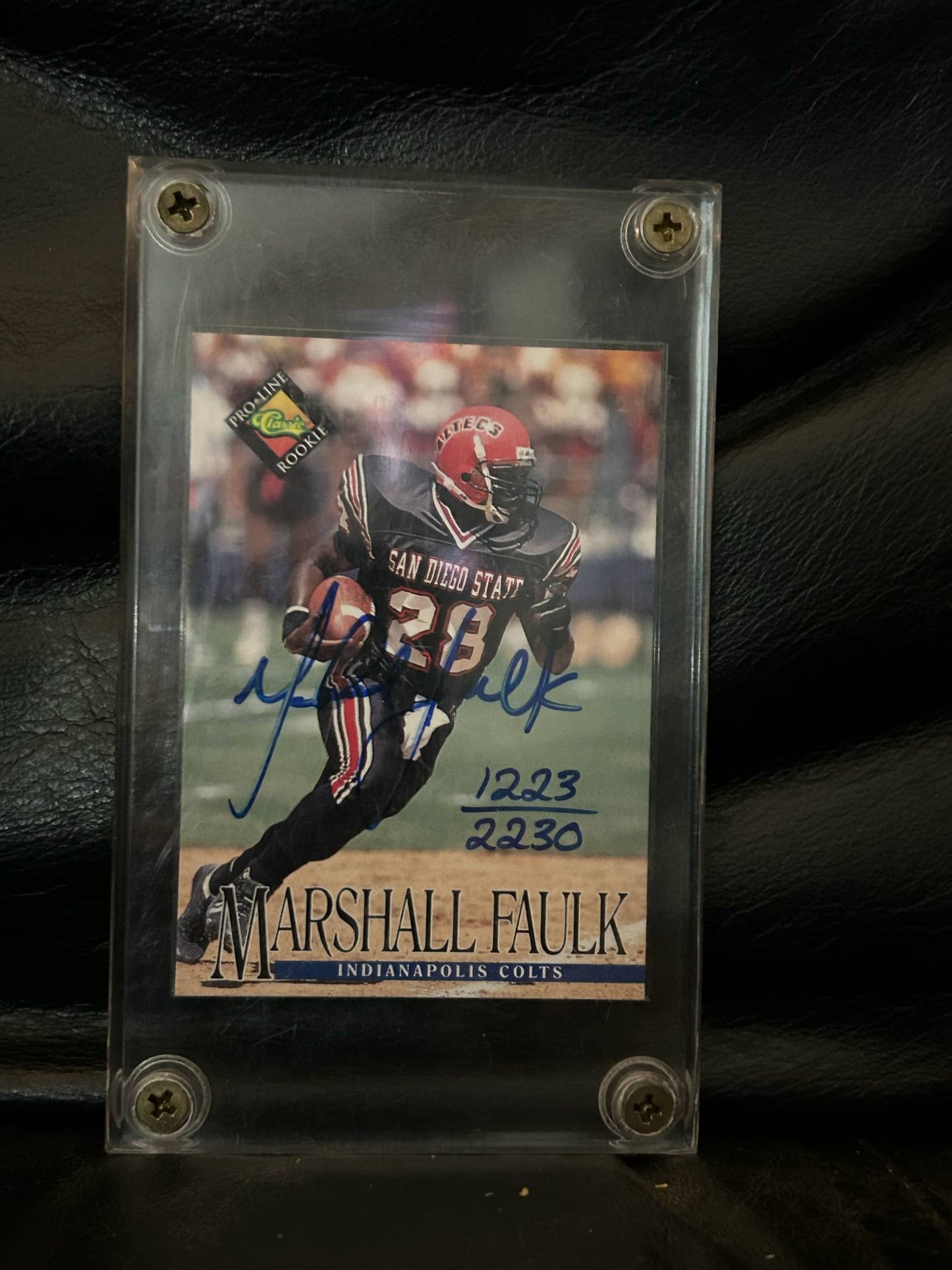 Marshall Faulk | 1994 Pro Line Live Autographs Football