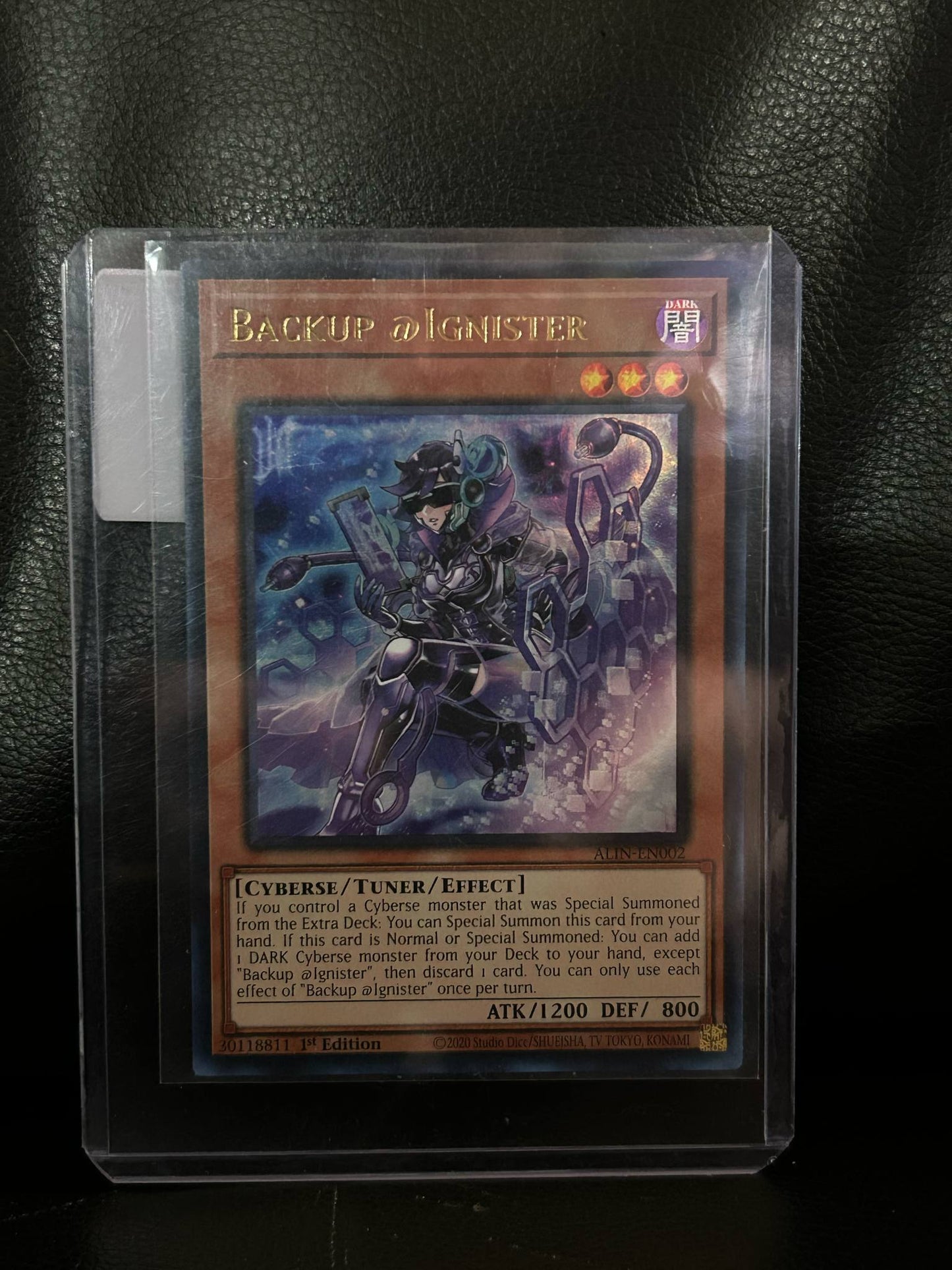 Backup @Ignister - ALIN-EN002 - Ultra Rare - 1st Edition  Alliance Insight Yu-Gi-Oh