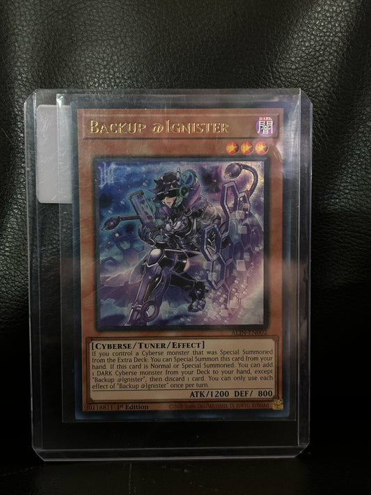 Backup @Ignister - ALIN-EN002 - Ultra Rare - 1st Edition  Alliance Insight Yu-Gi-Oh