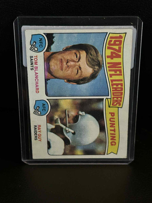 1974 Leaders: Punting #6 | 1975 Topps Football