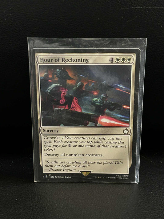 Hour of Reckoning Universes Beyond: Fallout Magic: the Gathering Lightly Played,