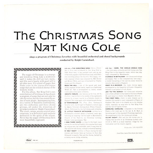 Nat King Cole : The Christmas Song (LP, Album, RE, Spe)
